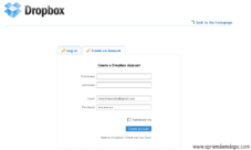 Cómo crearse una cuenta en Dropbox