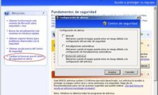 Desactivar avisos de Centro de Seguridad en XP