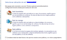Cambiar de red publica a red domestica en Windows 7