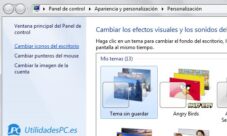 Como cambiar los iconos de Windows 7