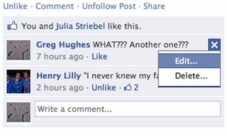 Como editar los comentarios realizados en Facebook