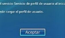 Error en el Servicio de perfil de usuario al iniciar sesión