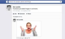Facebook añade los comentarios con fotos