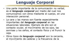 Características del lenguaje corporal
