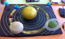 ¿Cómo hacer una maqueta del sistema solar?