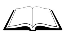 Imágenes de libros abiertos para colorear