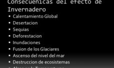 Consecuencias del efecto invernadero