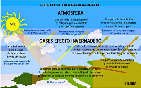 ¿En qué consiste el efecto invernadero?