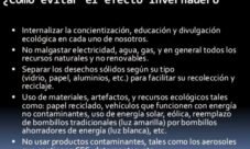 Acciones para evitar el efecto invernadero
