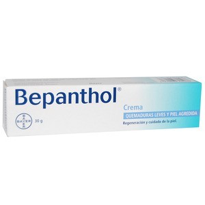 Crema para quemaduras