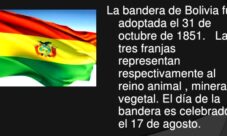 ¿En qué año se creó la bandera nacional de Bolivia?