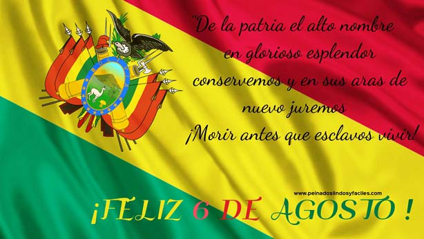 Imágenes de la Bandera de Bolivia con frases