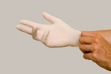 guantes botiquín