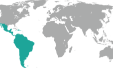 Ubicación geográfica de Latinoamérica