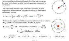 Fuerza centrífuga en el átomo