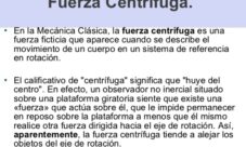 ¿Cuál es la importancia de la fuerza centrífuga?