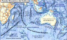 Relieve del océano Indico