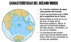 Características del Océano Índico