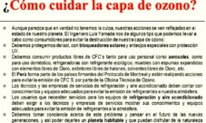 ¿Cómo cuidar la capa de ozono?