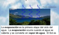 ¿Qué es la evaporación en el ciclo del agua?