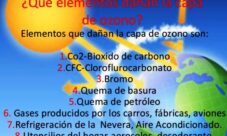 ¿Cuáles son los productos que dañan la capa de ozono?