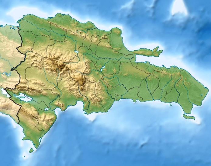 Mapa F sico De La Rep blica Dominicana Blog Did ctico